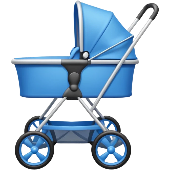 blue stroller emoji