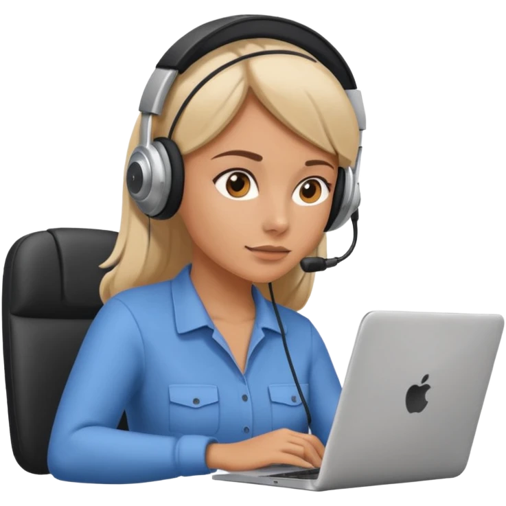 trabajo remoto mujer emoji