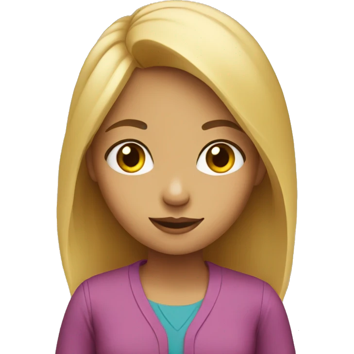 smart girl emoji