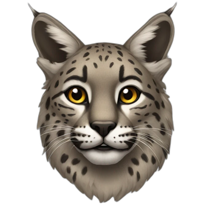 black-bobcat emoji