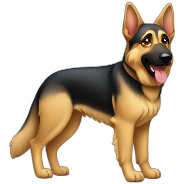 German shepherd emoji