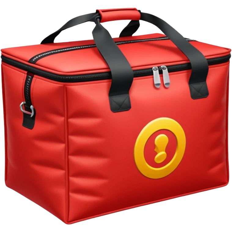 Red Thermal Delivery Bags emoji
