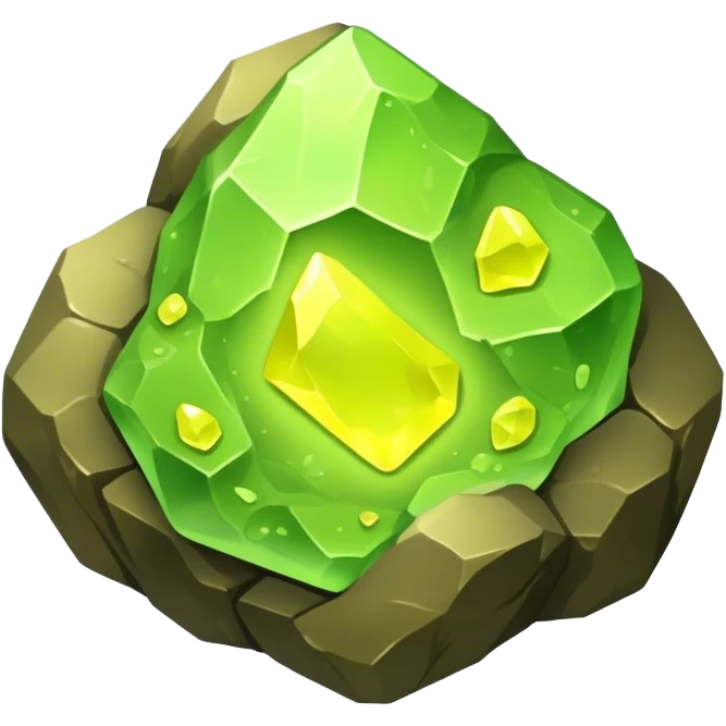 uranium ore rock emoji