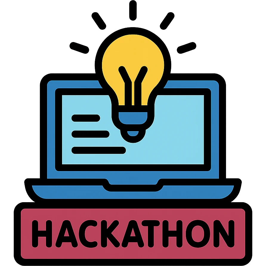 hackathon icon, energetic, collaborative, digital theme, modern icon style emoji