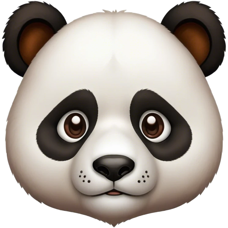 sad smart panda  emoji