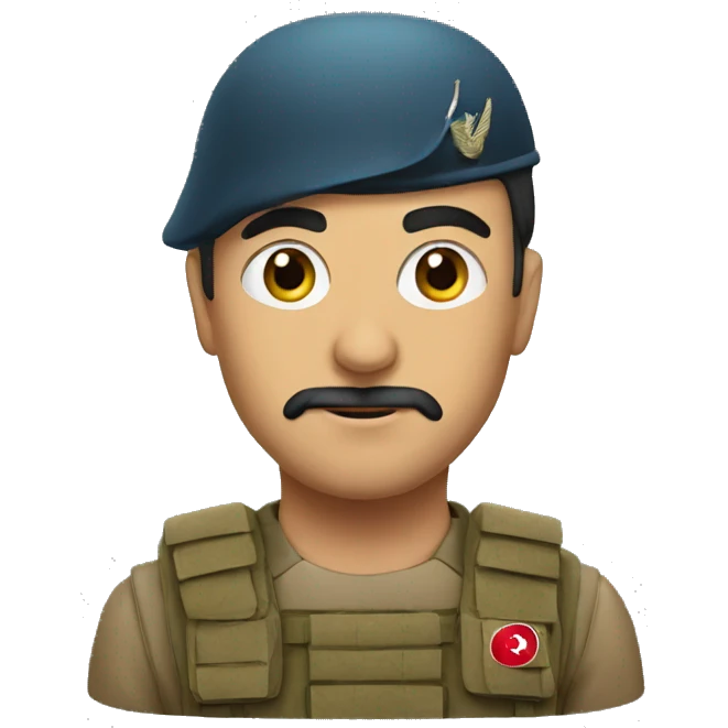 Turkish soldier emoji