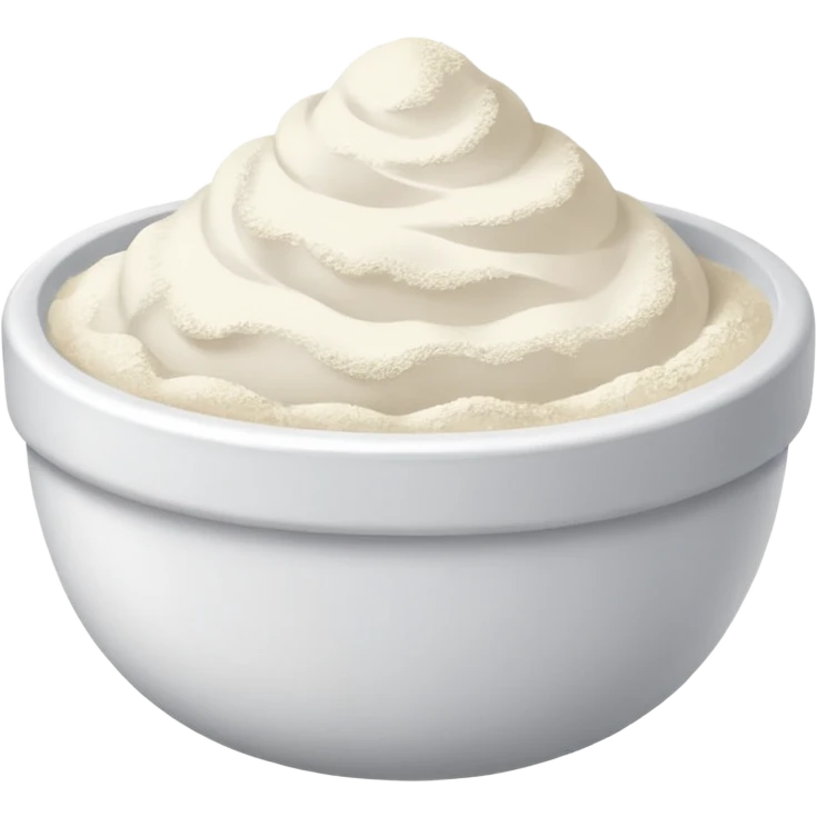 Flour in the bowl emoji