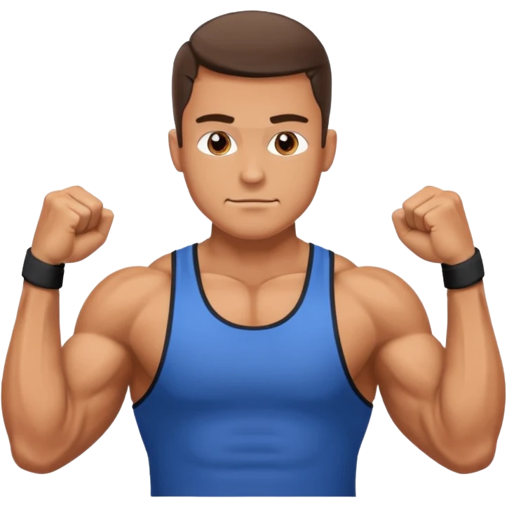 guy working outarms emoji