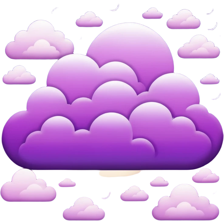 Purple sky emoji