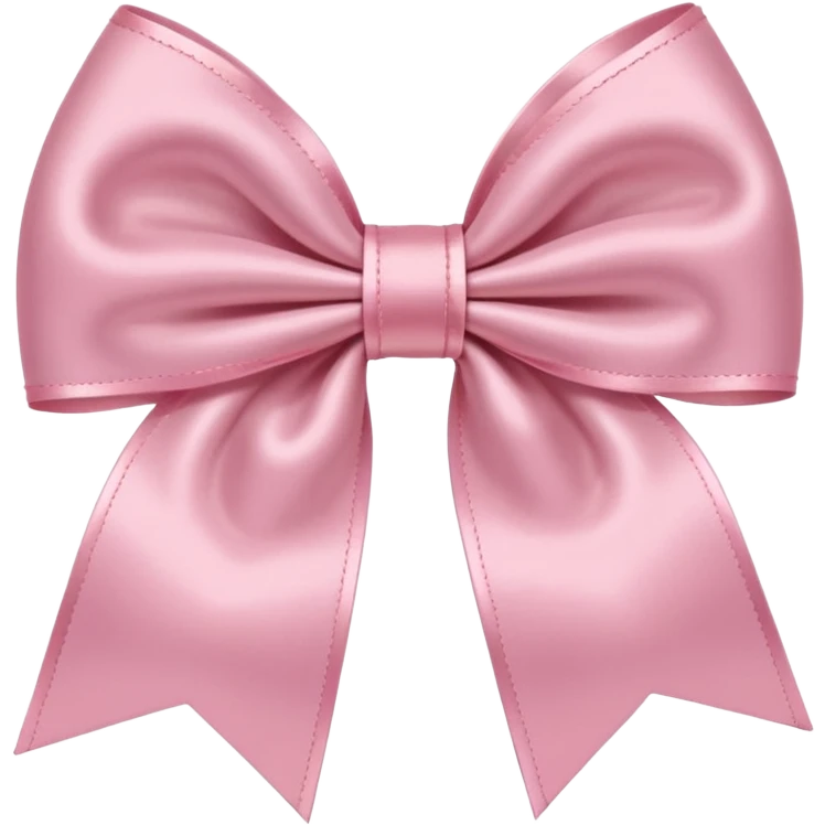 Light pink girlie bow  emoji
