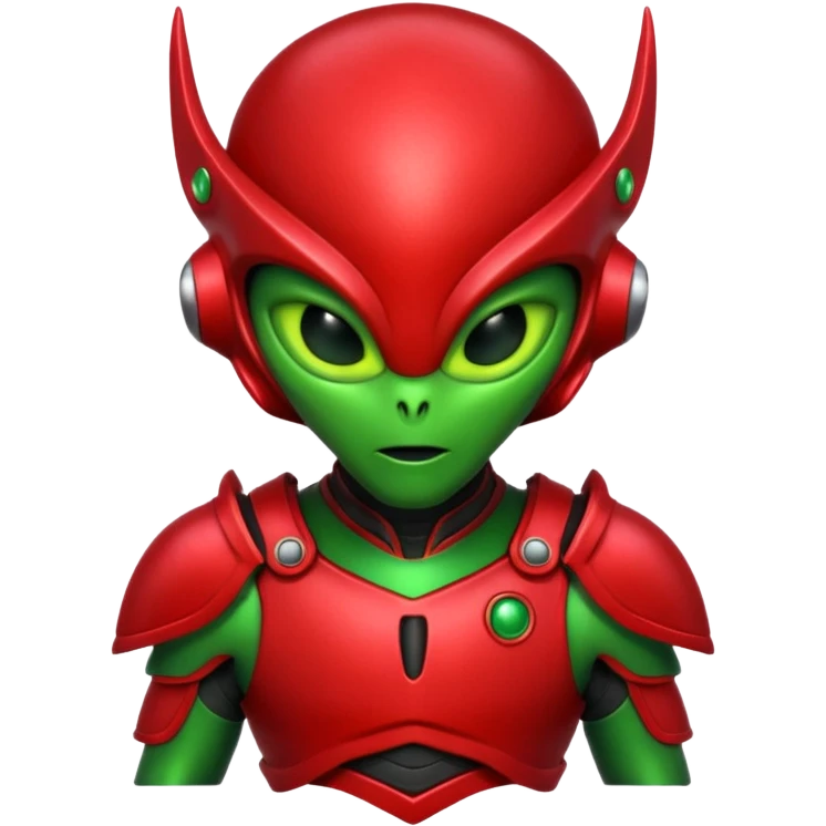 alien in red armor





 emoji