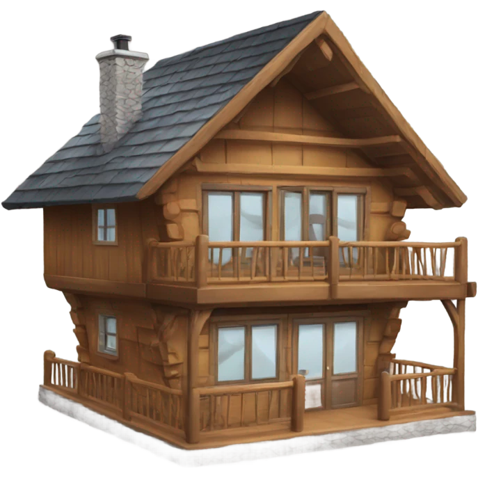 cozy chalet emoji
