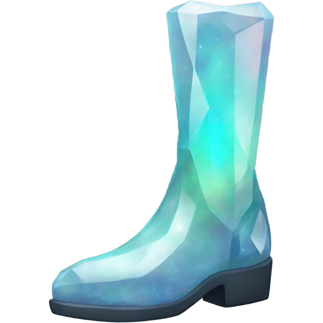 opal Crystal boot emoji