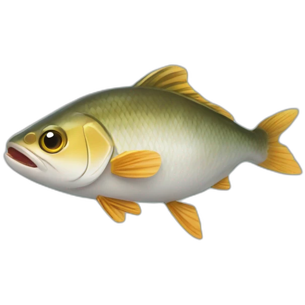 Chat qui mange un poisson emoji
