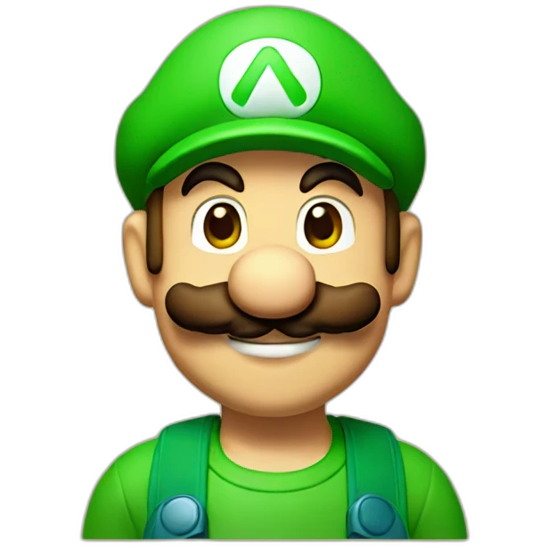 mario with luigi hat emoji