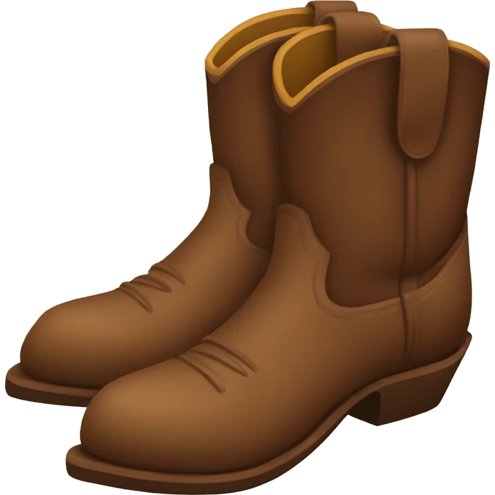 Cowboy boots emoji