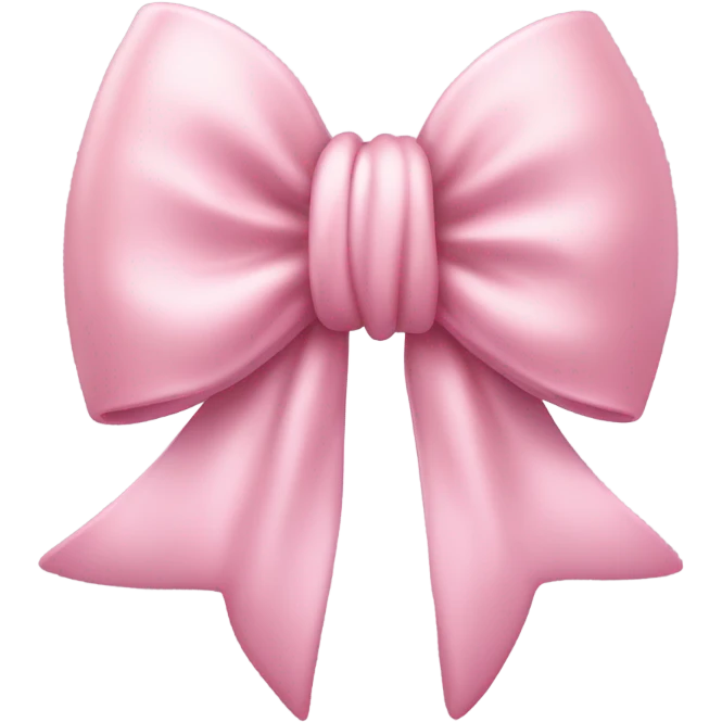 light pink aesthetic bow emoji