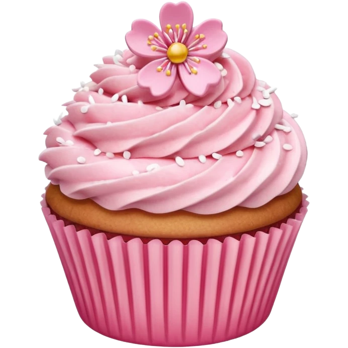 sakura cupcake   emoji