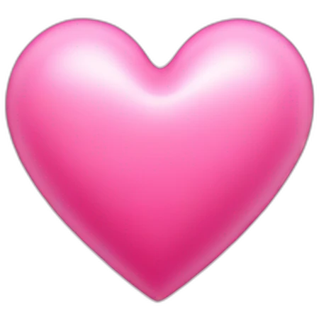 pink heart with bow emoji