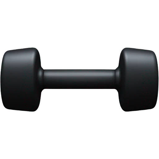 hantel black emoji