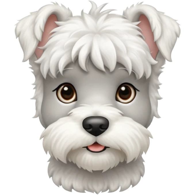schnauzerwhite mini schnauzer emoji