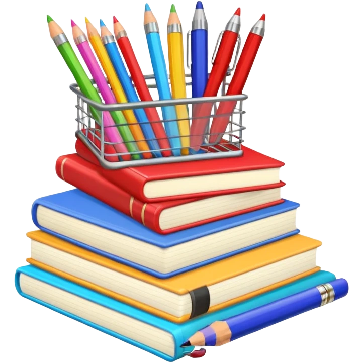 school supplies emoji