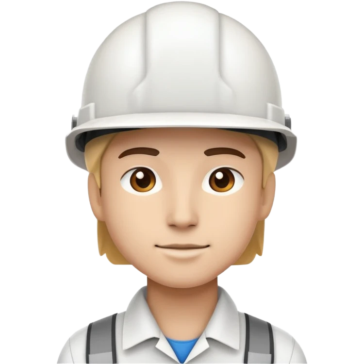 ingeniera con casco blanco  emoji