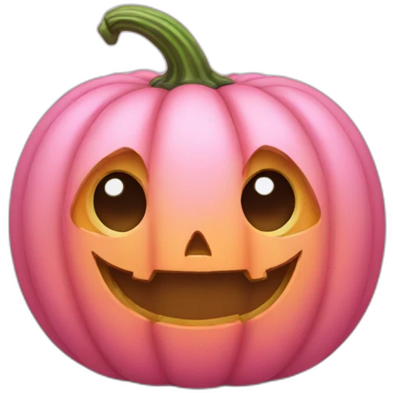 pink pumpkin emoji