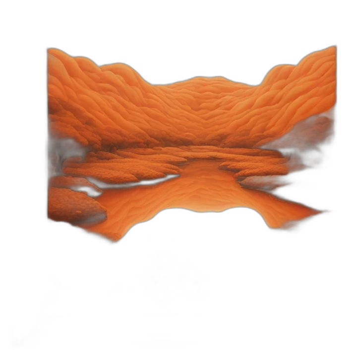 dreamland picture painting orange in frame  emoji