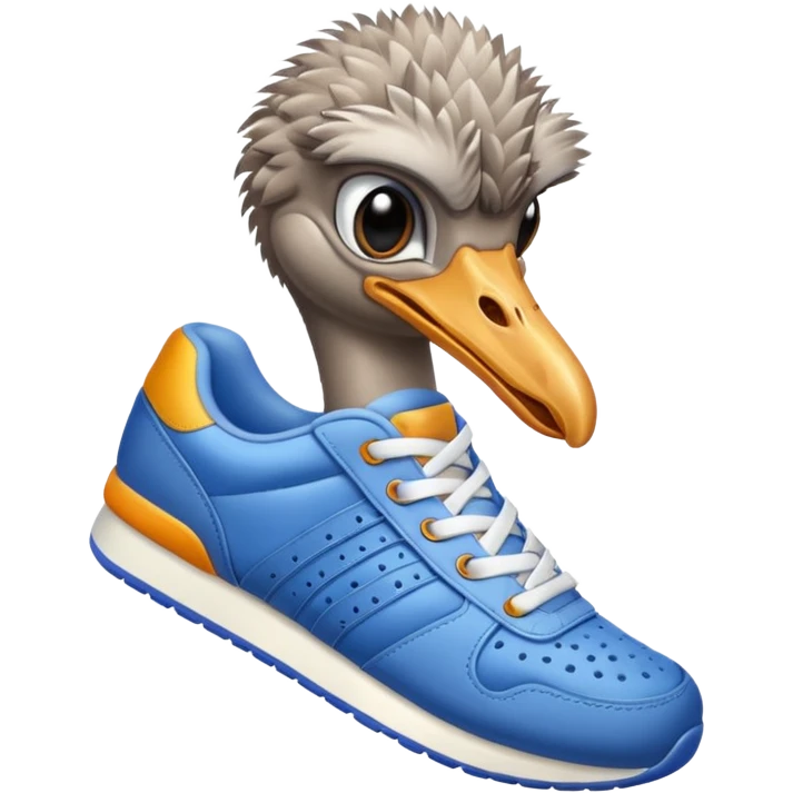  ostrich-in-sneakers emoji