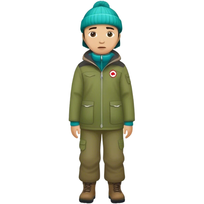greenland citizen standing full scale emoji