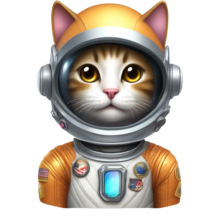 cat in a spacesuit emoji