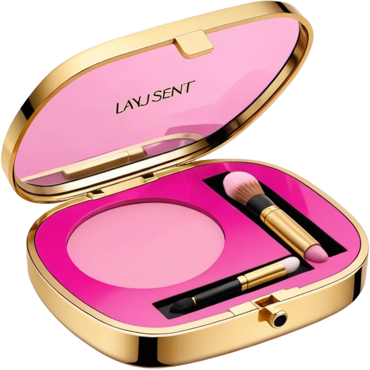 Make up kit ysl shell design emoji