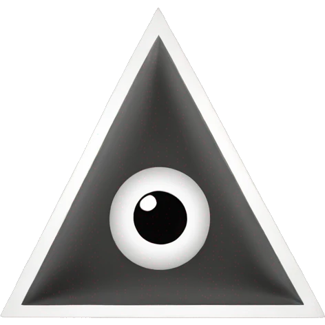 TRIANGULO CON OJO  emoji