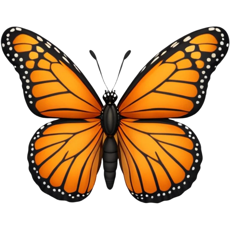 monarch butterfly emoji