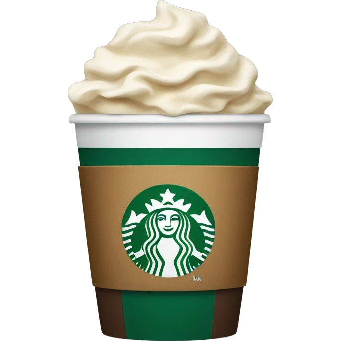 Starbucks coffee emoji