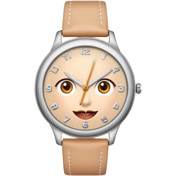 Surprisingly goofy once they open up. Strong, loyal, and incredibly supportive — but still hates wasting time. woman silly but with a watch  emoji