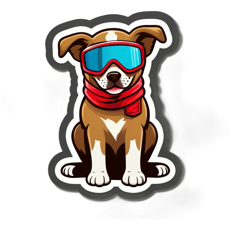 Dog wearing a ski mask emoji