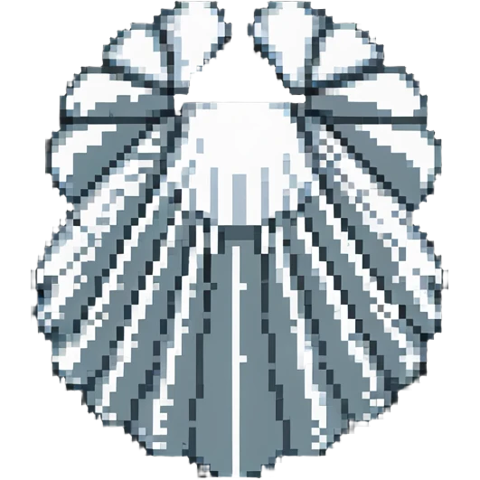 Clam with shiny pearl inside, open seashell revealing pearl treasure emoji