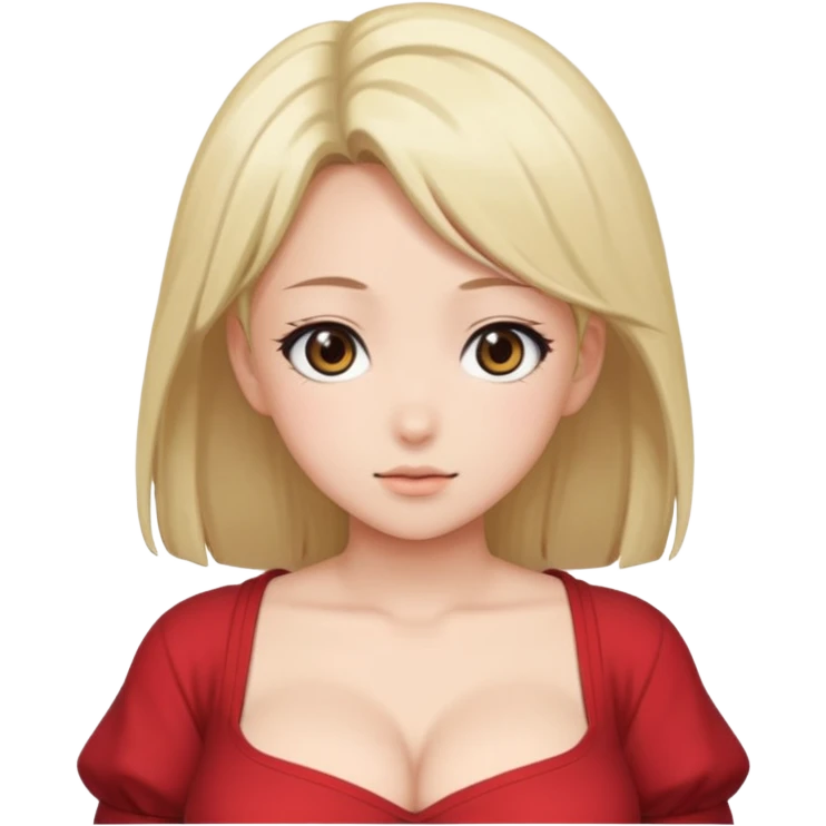 Голоя аниме тянка с большим сиськами  emoji
