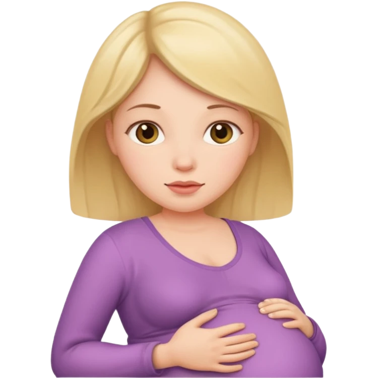 Pregnant belly woman emoji