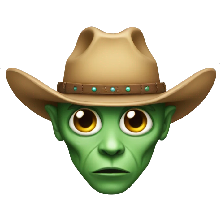 Cowboy alien  emoji
