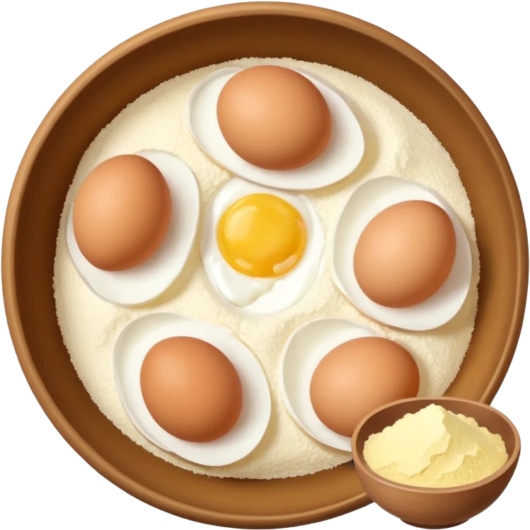 baking ingredients ready for preparation emoji