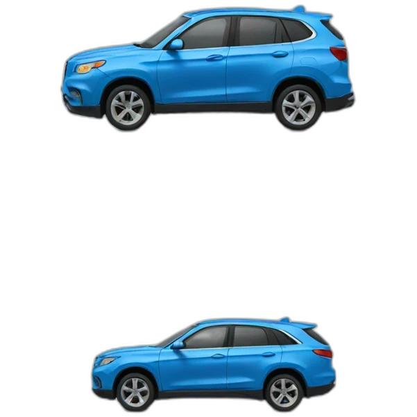 car-blue emoji