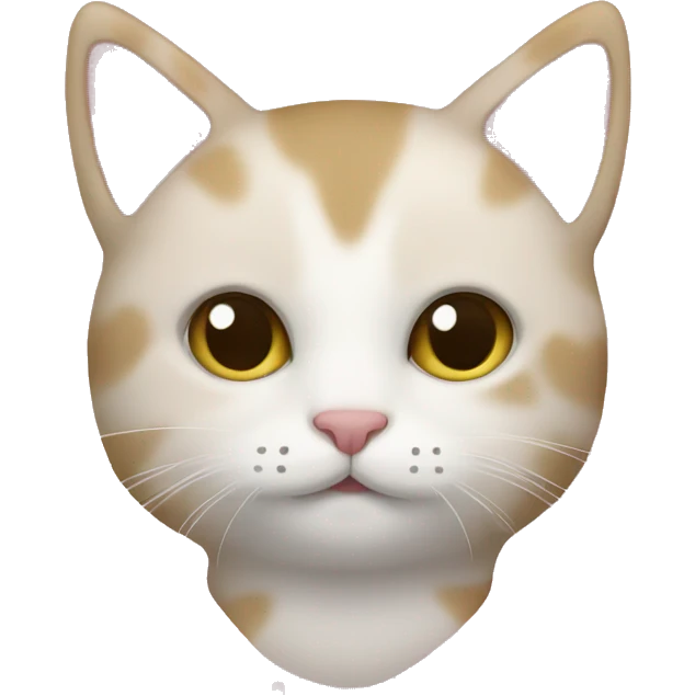 cat with a light pink heart pattern blanket  emoji