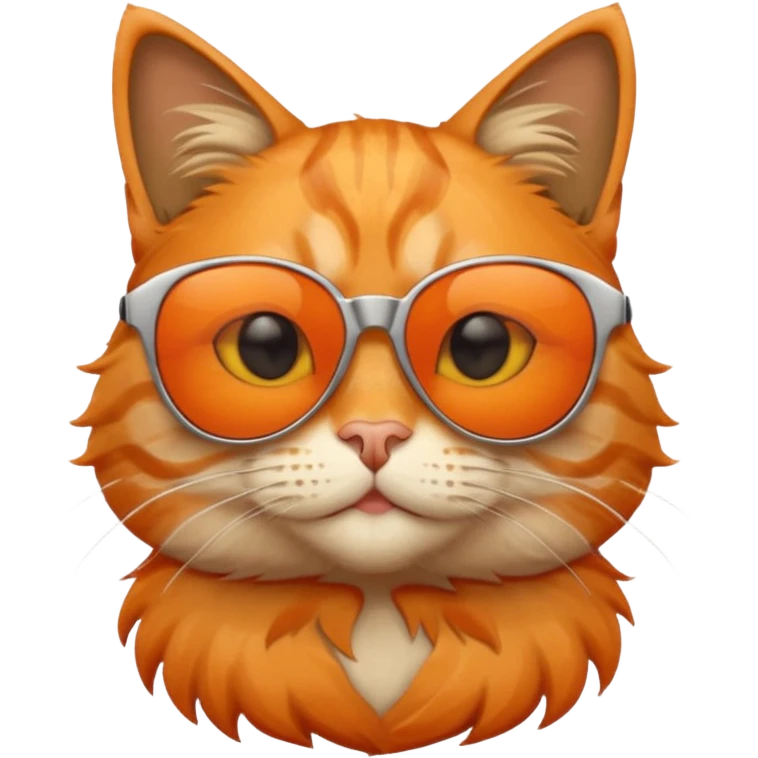 Cat wearing sunglasses emoji
