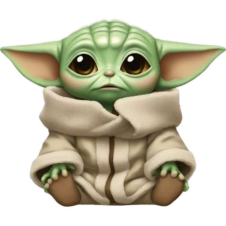 baby yoda crying tears emoji