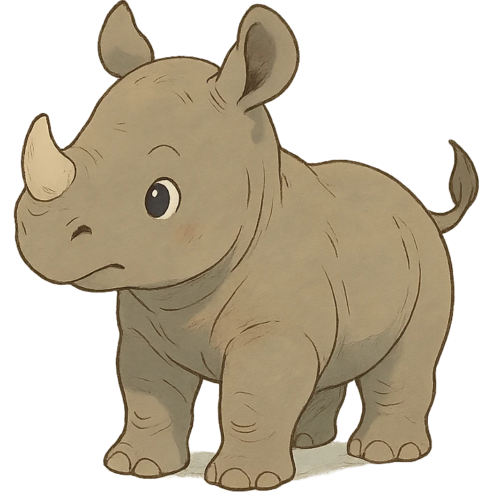 baby rhino emoji