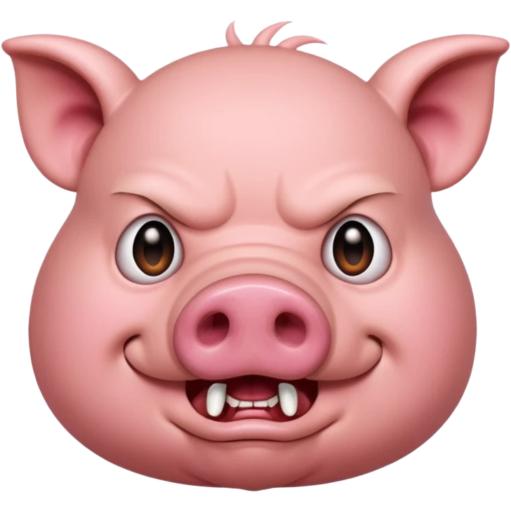 PIG ANGRY emoji