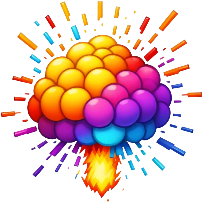 8 bit explosion emoji